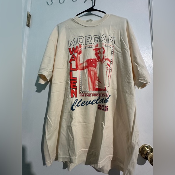 Morgan Wallen “I’m the Problem” 2025 tour. Cleveland, Ohio exclusive t-shirt. - Picture 1 of 2